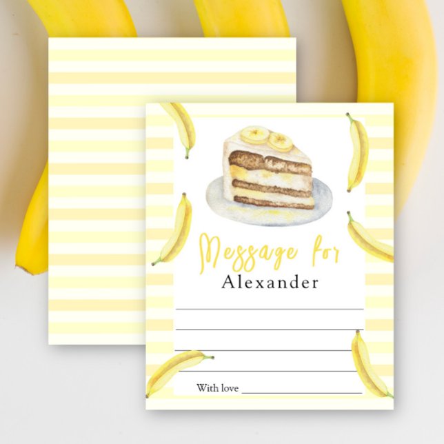 Mensagem de cápsula de tempo de bolo de Banana (Criador carregado)