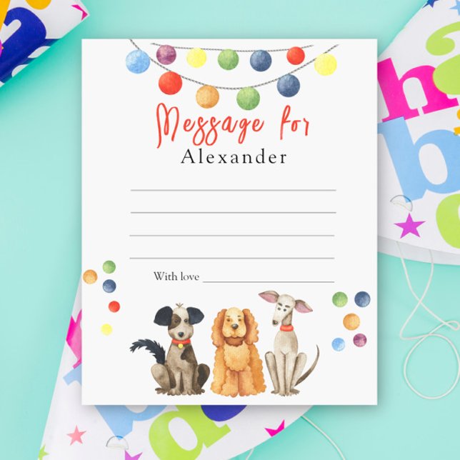 Mensagem de cápsula do tempo para crianças do cão (Criador carregado)