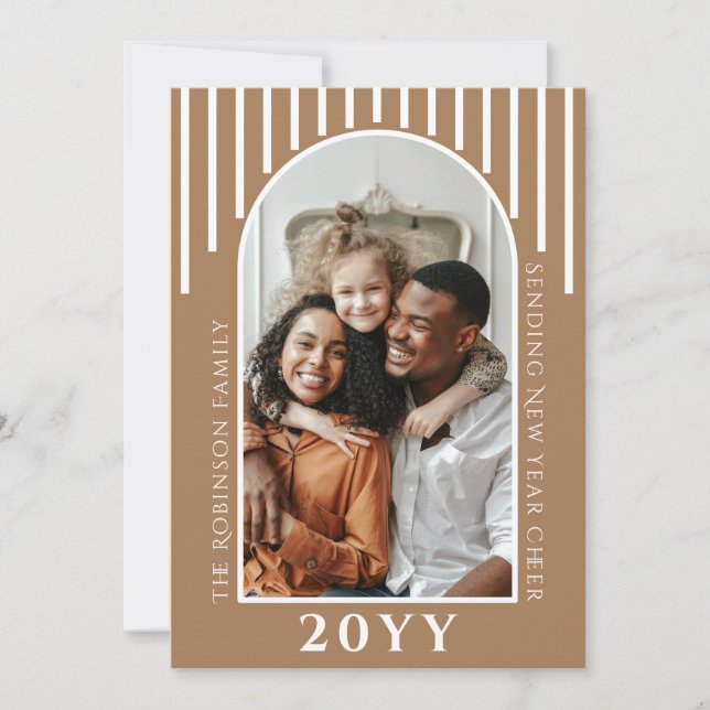 Mensagem de Cartão com fotos de animação moderna d (Frente)