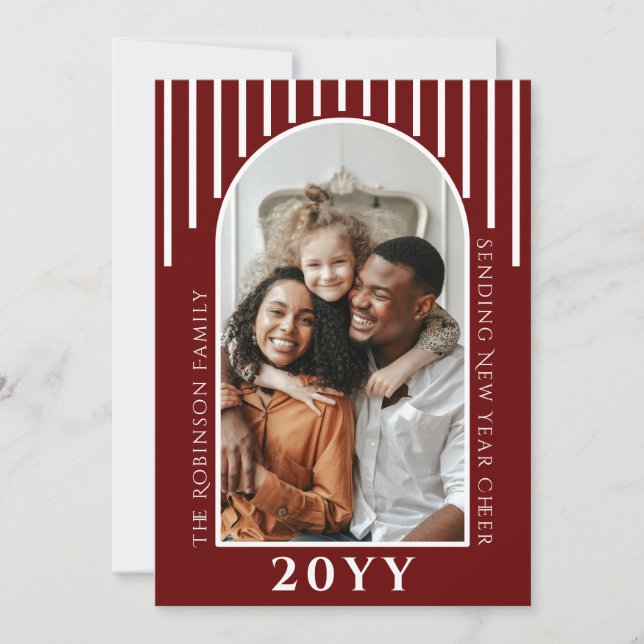 Mensagem de Cartão com fotos de animação moderna d (Frente)