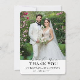 Mensagem de cartão de agradecimento de casamento c