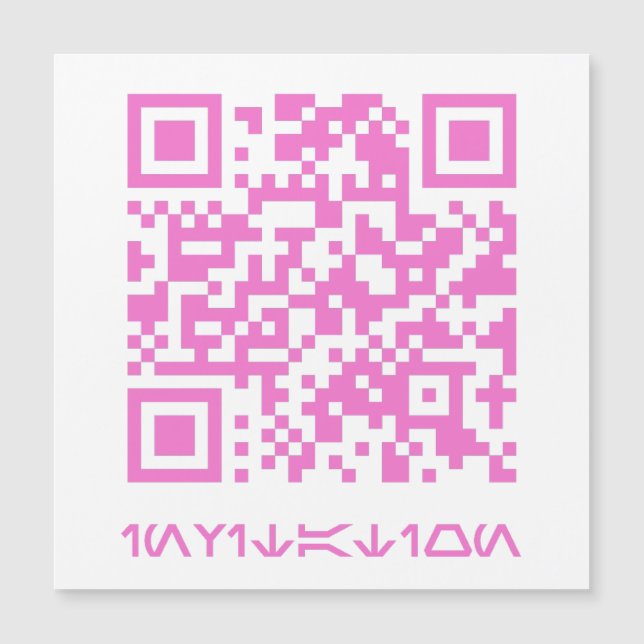 Mensagem de código QR para a data HOCO.b (Frente)