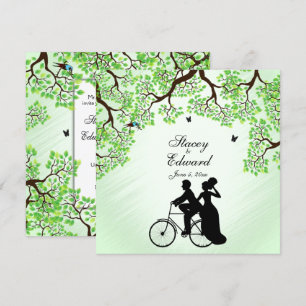 Mensagem de Convite para Casamento de Tema Bicicle