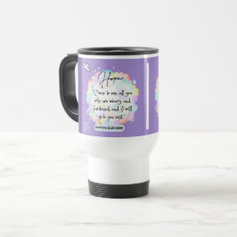Mensagem de esperança - Matthew 11-28 - Caneca de 