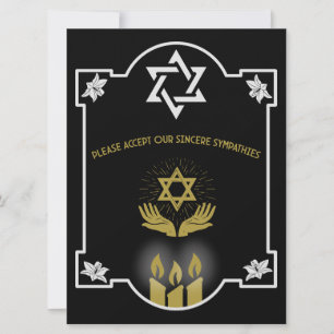 Mensagem do Funeral de Condolência Judaica