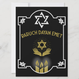 Mensagem do Funeral de Condolência Judaica