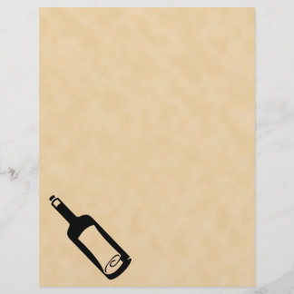 Mensagem em uma garrafa.