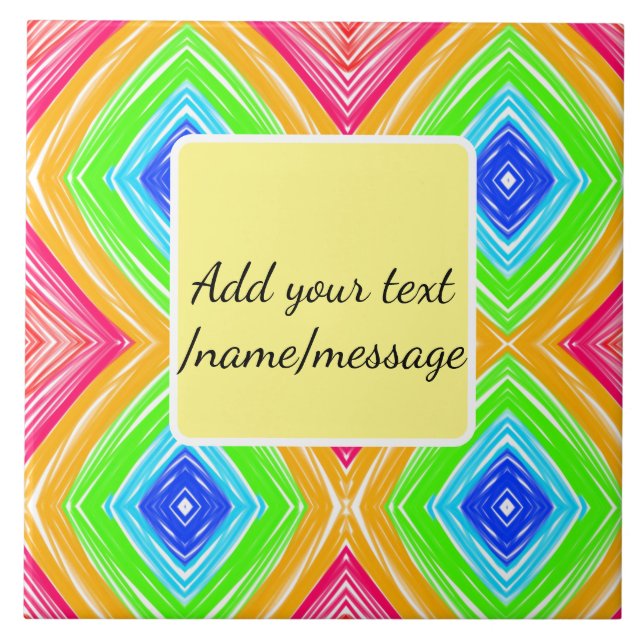 Mensagem personalizada de adicionar nome à aquarel (Frente)