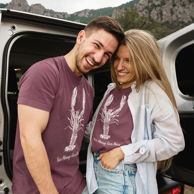 Mensagem Personalizada do Gráfico de Lagosta Branc (Criador carregado)