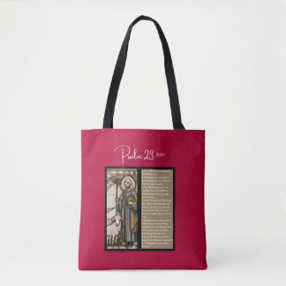 Mensagem Salm - Psalm 23 - Tote Bag