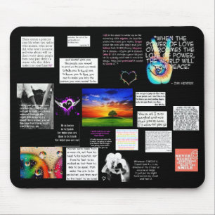 Mensagens inspiradas Mousepad