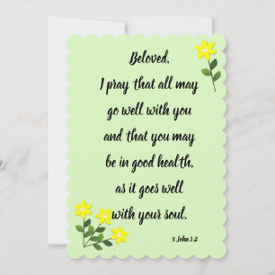 Mensagens para a placa plana John 1:2, adorada 3