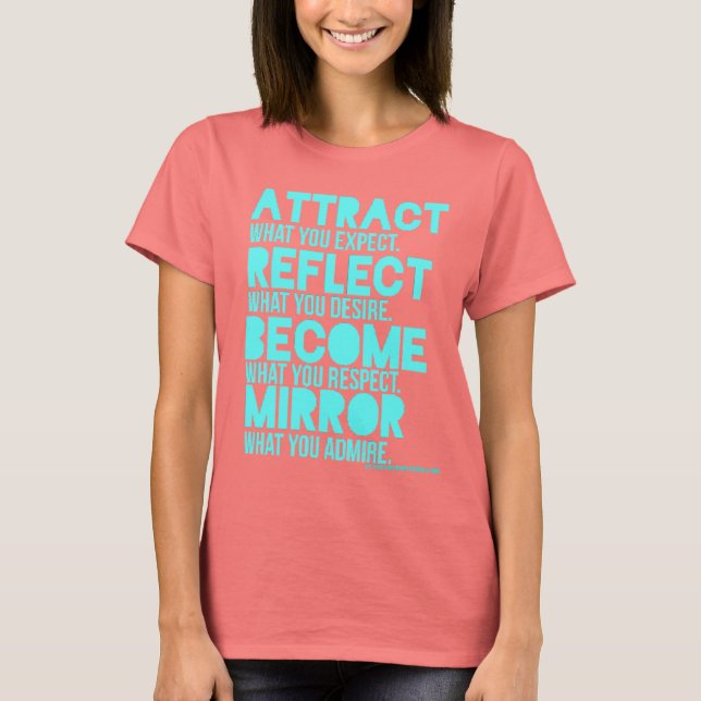 ​ "menta" para ATTRACT - Camisa muscular feminina (Frente)