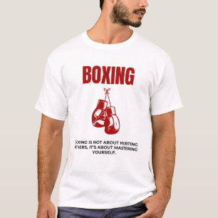 Mentalidade de Boxe – Camiseta de Força Disciplina