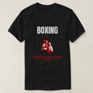 Mentalidade de Boxe – Camiseta de Força Disciplina
