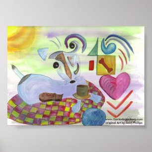 Mente de um poster de Jack Russell