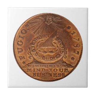 Mente do centavo de Fugio sua moeda de um centavo