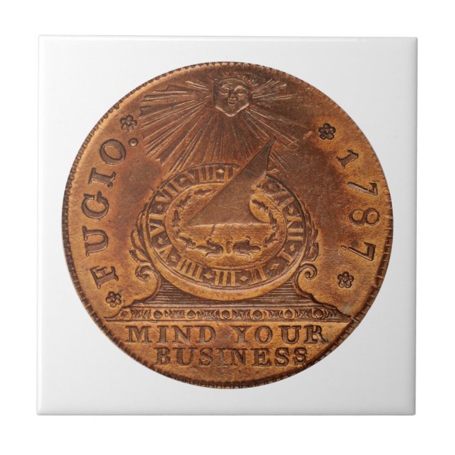 Mente do centavo de Fugio sua moeda de um centavo (Frente)