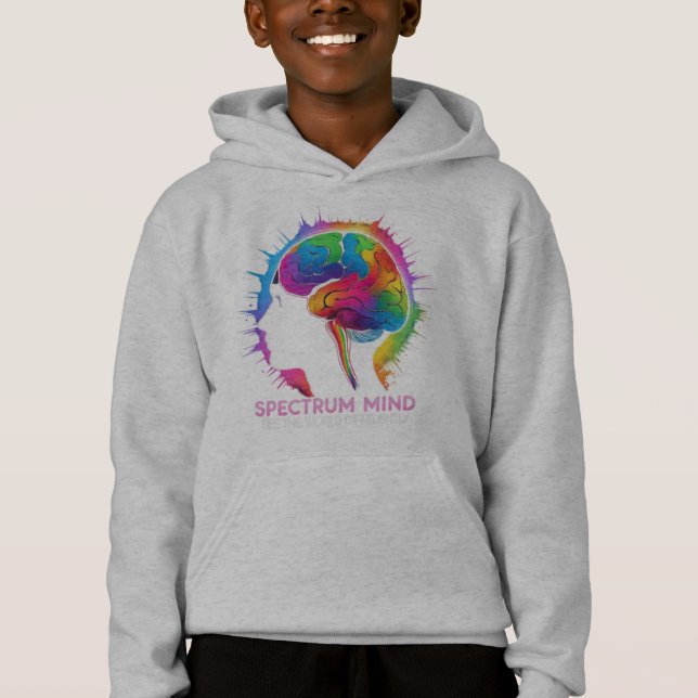 Mente do Espectro - Arte Colorida sobre Neurodiver (Frente)