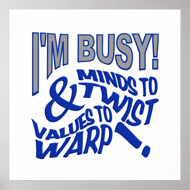 Mente para torcer poster (Frente)