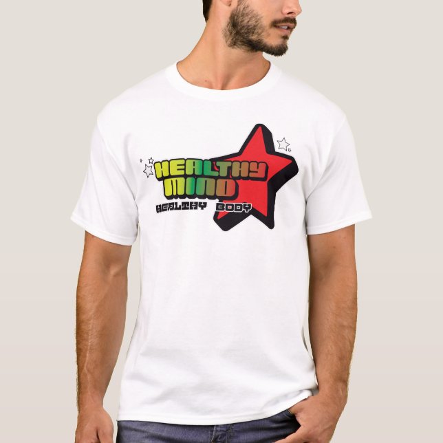 Mente Saudável, Corpo Saudável – Camiseta Retro St (Frente)