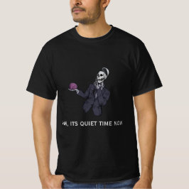 "Mente Silenciosa" Camiseta Gentleman Caveira