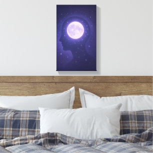 Mentes à Lua - Canvas de astrologia cósmica sonhad