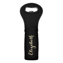 Mentira Preta Elegante Nome Dourado Monograma Gpre