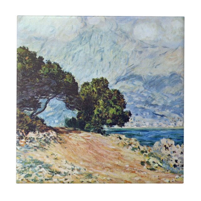 Menton Seen do Boné Martin por Claude Monet (Frente)