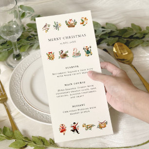 Menu 12 dias de festa Jante de Natal