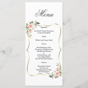 Menu 1920 Real Dourado Excelente Negro Gatsby