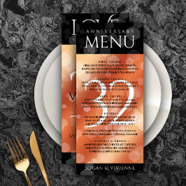 Menu 32º aniversário de casamento em Bronze