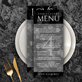 Menu 4.ª Celebração do Aniversário do Casamento Linen