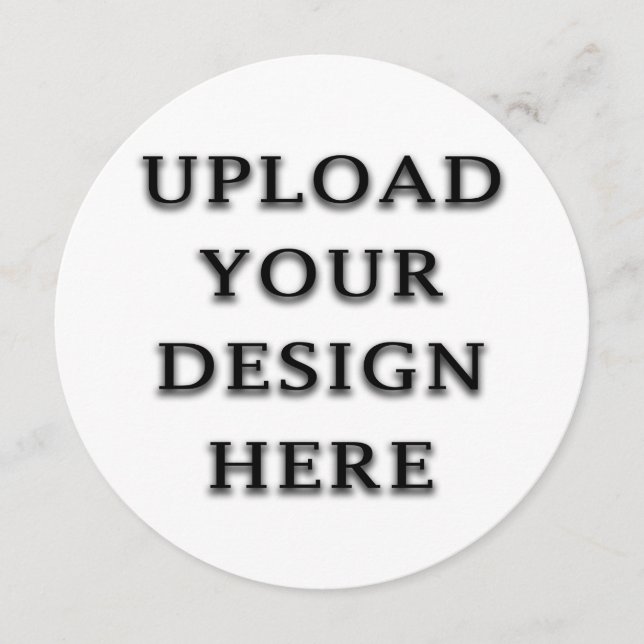 Menu 5.25" Round or Square Card (Frente)