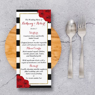 Menu A Coleção de Casamentos de Luxo Moderno-Chic - Ros