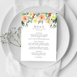 Menu A Coleção de Casamentos do Primavera Blossoms