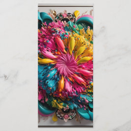 Menu Abstrato Eclecética Máxima Imprimível Colorida