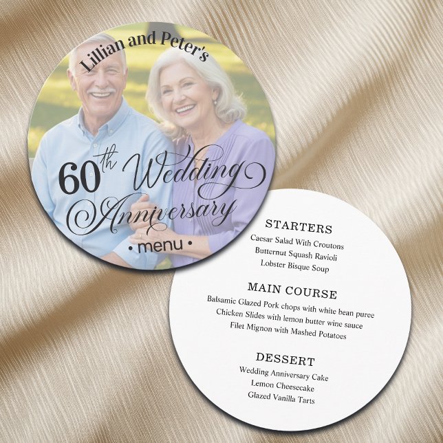 Menu Adicionar Sobreposição de Texto de Foto 60º Aniver (Criador carregado)