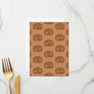 Menu Amantes de Pretzels Salgados Comida Padeiros Forma