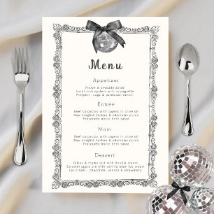 Menu Aniversário do Arco Preto e Disco