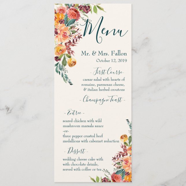 Menu Apaixonar-se (Frente)