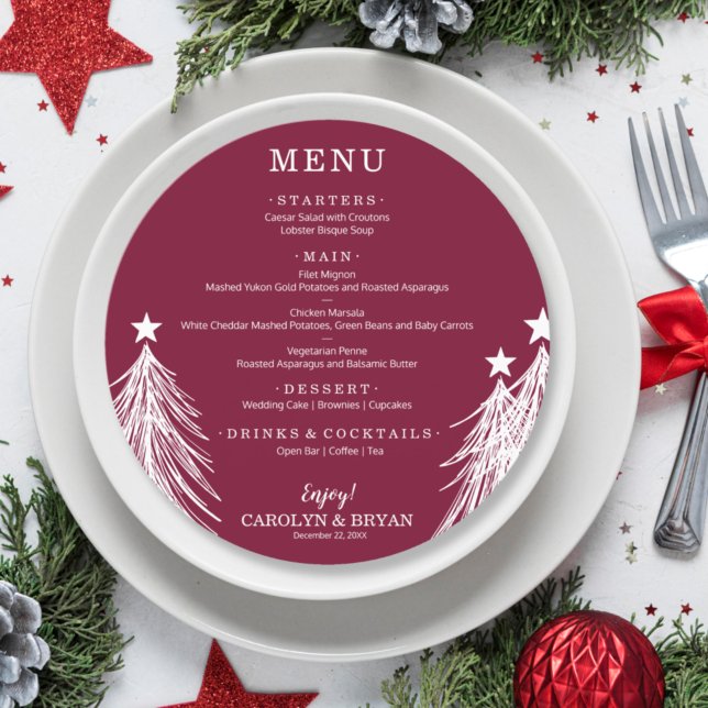 Menu Arándano Simples Elegante (Criador carregado)