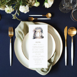 Menu Arca Floral de Casamento