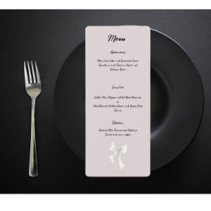 Menu arco preto e branco