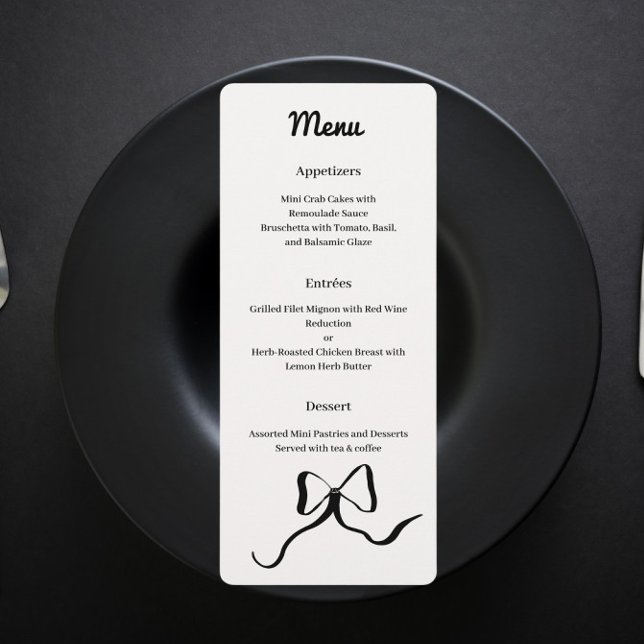 Menu arco preto e branco (Criador carregado)