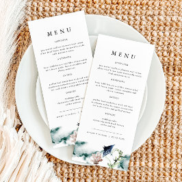 Menu ARIEL Tropical Ocean Coral Manta Ray Beach