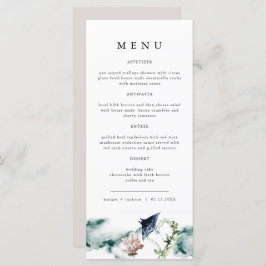 Menu ARIEL Tropical Ocean Coral Manta Ray Beach