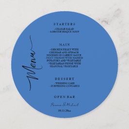 Menu Artistic blending gradient ethereal watercolor 