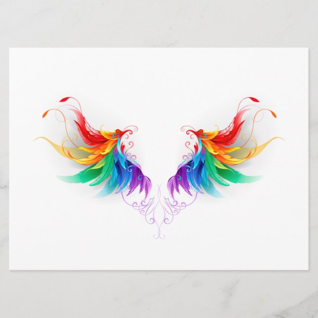 Menu Asas Fluffy Rainbow (Frente)
