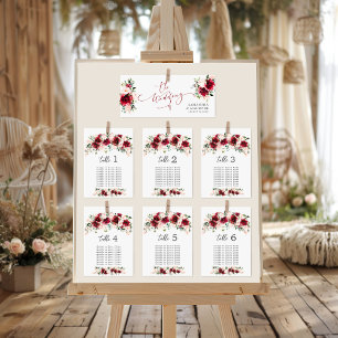 Menu Assento à Mesa de Cabeceira com Rosas Encantadoras